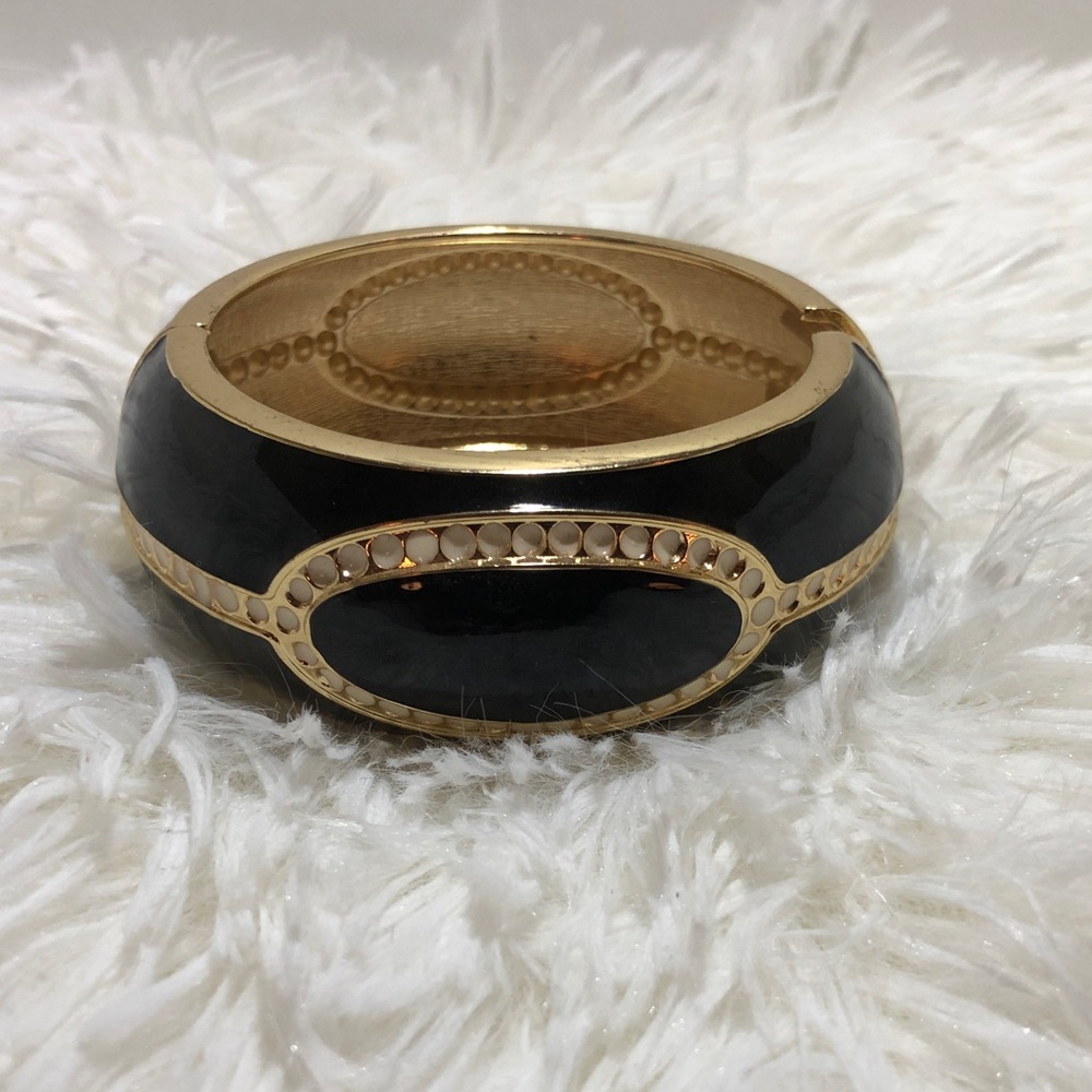 Chunky Enamel Bangle Bracelet